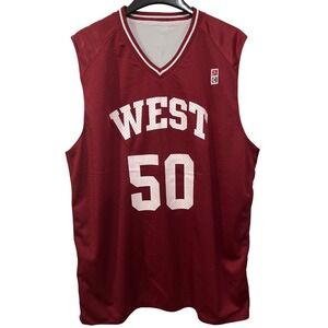 Fifty Cent Basketball Jersey WEST 50 Reversible Sleeveless‎ XXL